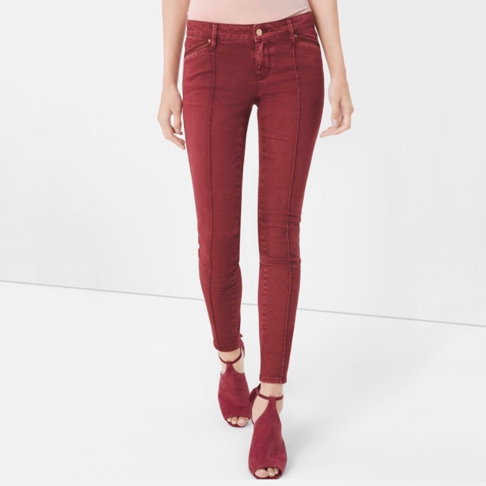 [White House Black Market] Red Skimmer Jeans